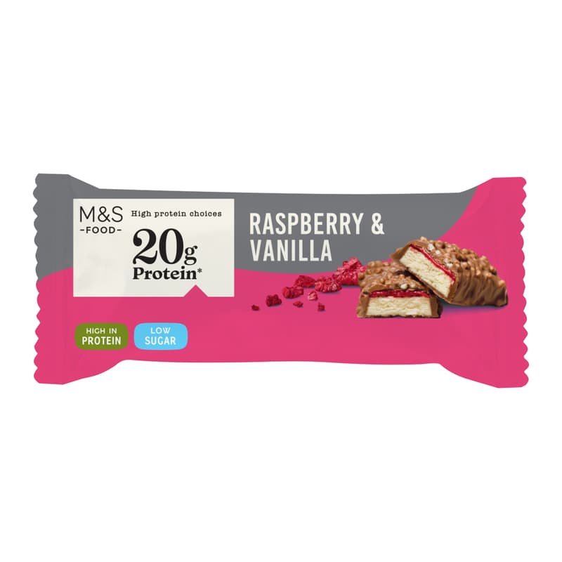 Marks & Spencer Raspberry & Vanilla Protein Bar