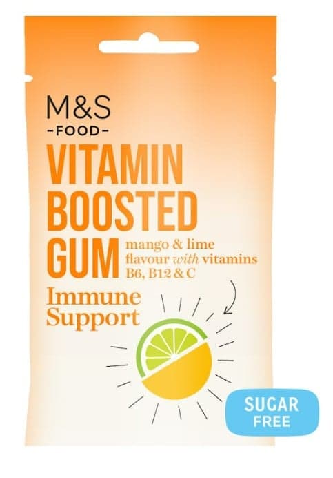 Marks & Spencer Vitamin Boosted Gum Mango & Lime