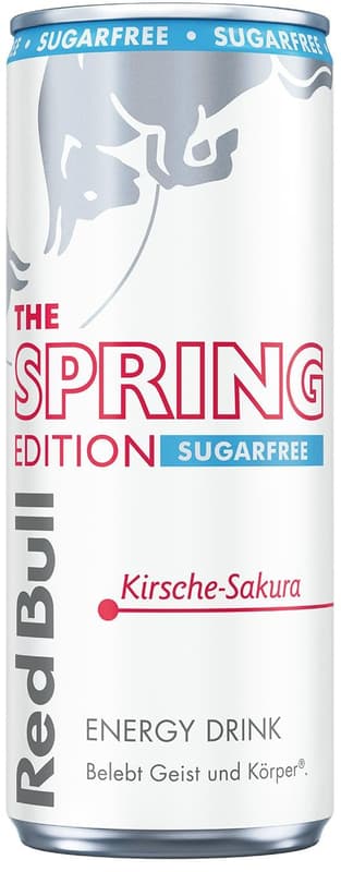 Red Bull Energy Drink Spring Edition Sugarfree Kirsche-Sakura (EinwegPFAND)