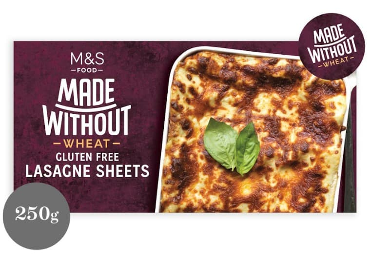 Marks & Spencer Made Without Lasagne Sheets glutenfrei