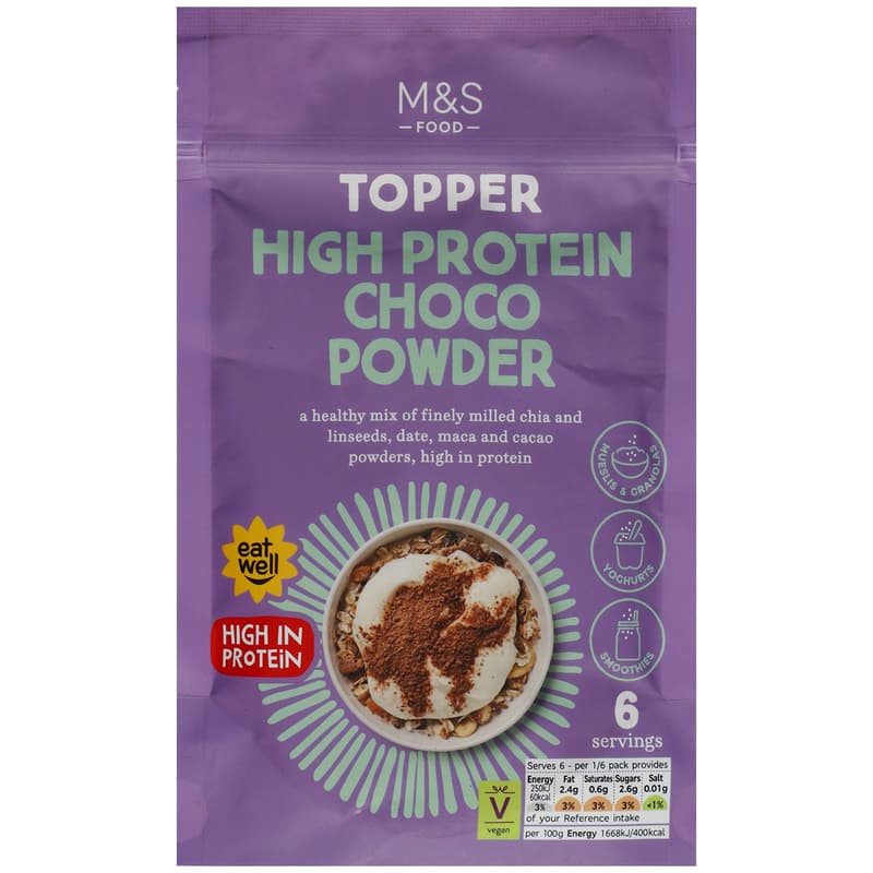 Marks & Spencer High Protein Choco Powder Topper