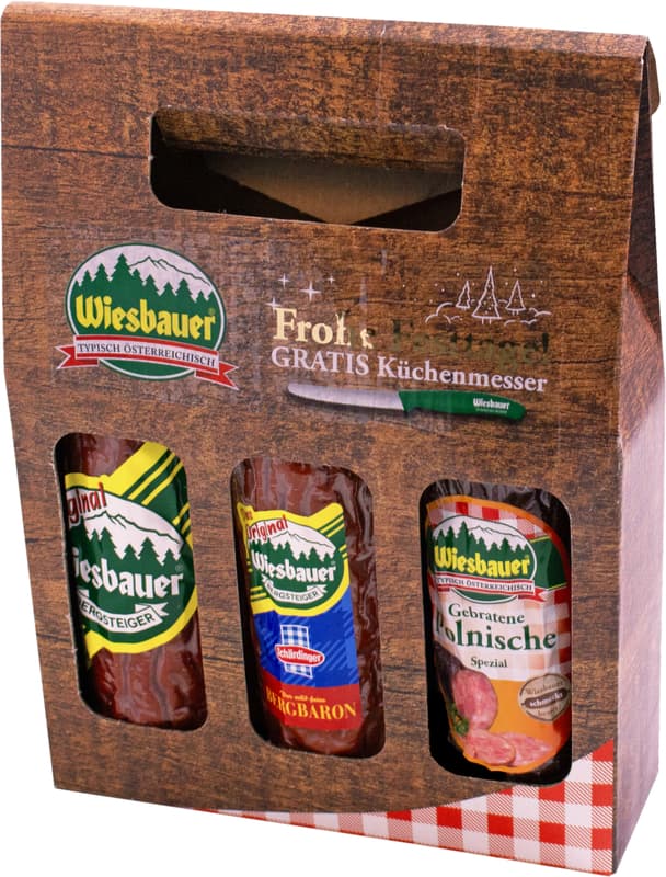 Wiesbauer Geschenkbox + Jausenmesser