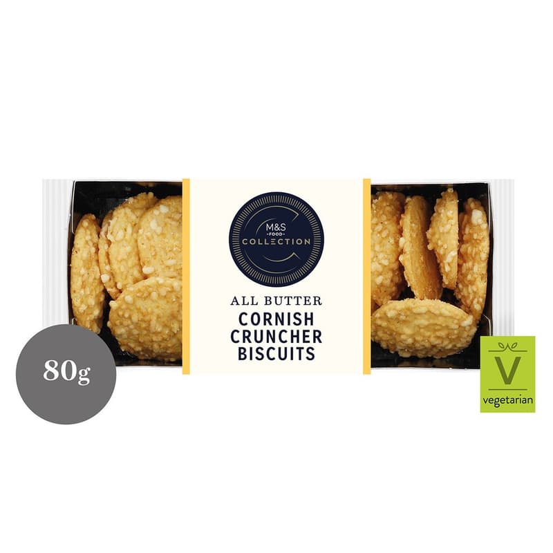 Marks & Spencer Collection All Butter Cornish Cruncher Biscuits