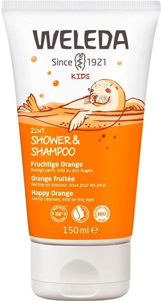 Weleda Kids 2in1 Shower & Shampoo Fruchtige Orange