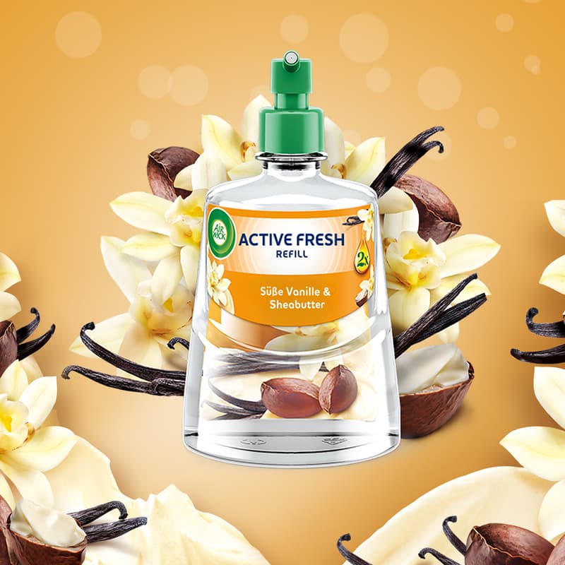AirWick Active Fresh Aerosol-Free Freshmatic Refill Sweet Vanilla & Shea Butter