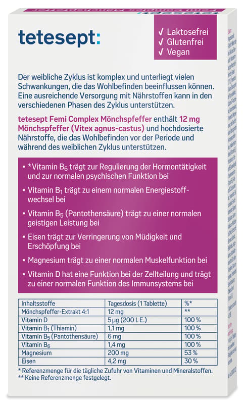 Tetesept Femi Complex Mönchspfeffer