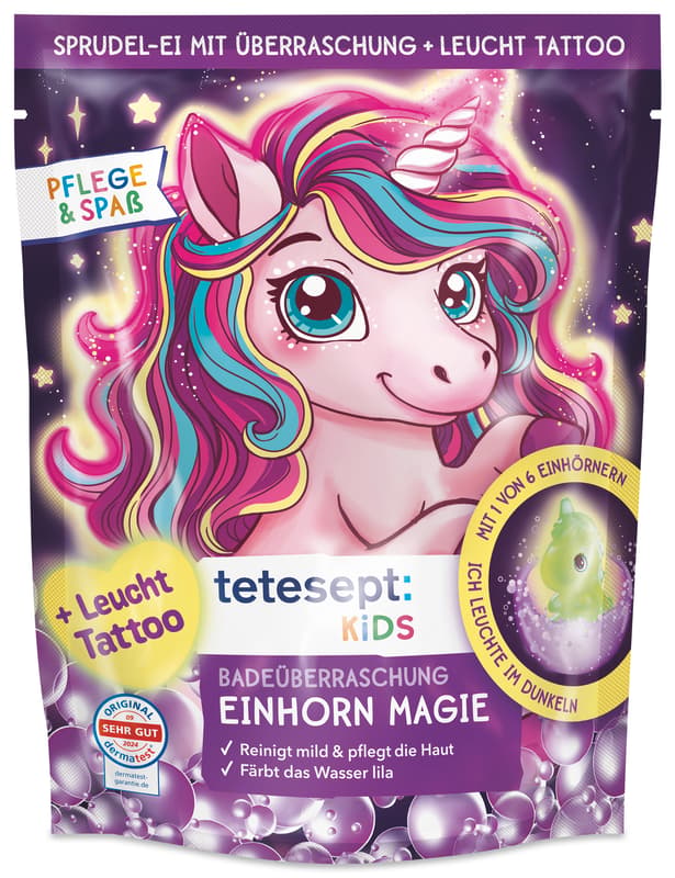 Tetesept Kids Badeüberraschung Einhorn Magie 