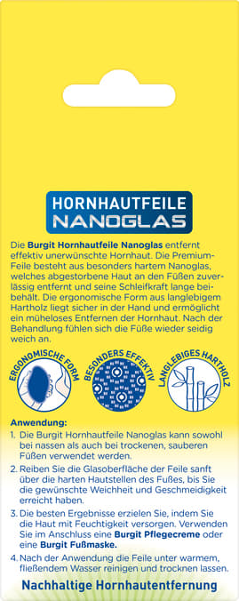 Burgit Nanoglas Hornhautfeile