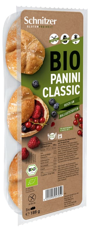Schnitzer BIO Panini Classic gluten-free