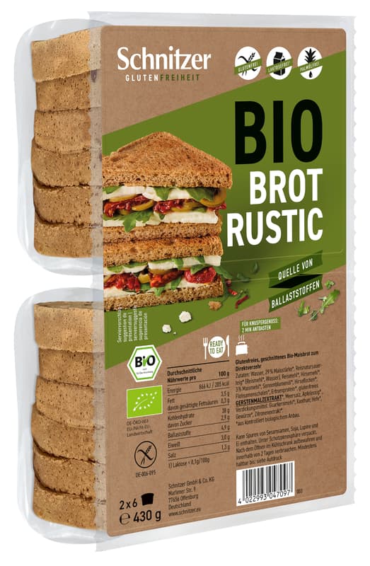 Schnitzer BIO Bread Rustic gluten-free