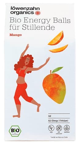 Löwenzahn Organics BIO Energy Balls für Stillende Mango