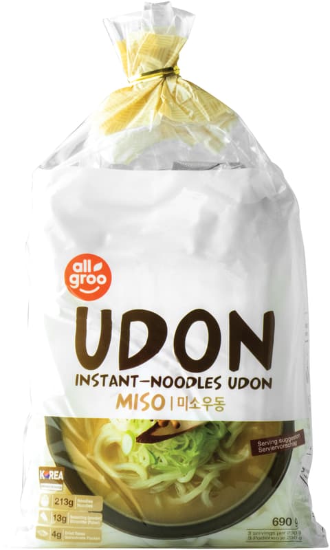 Allgroo Udon Nudeln, Miso