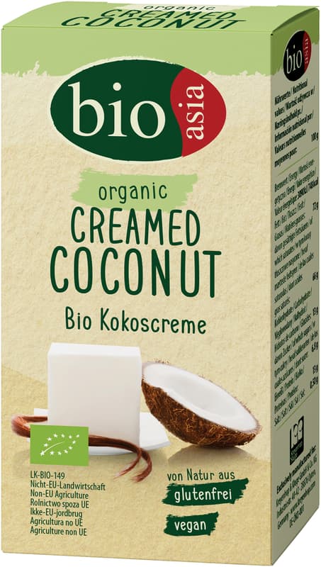 BioAsia BIO Kokosnusscreme 100%, im Block