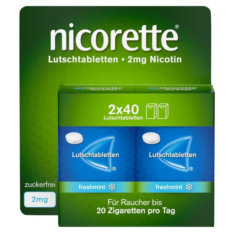 Nicorette Lutschtabletten Freshmint 2 mg