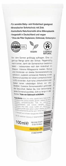 das boep Sun Cream Sensitive SPF 30