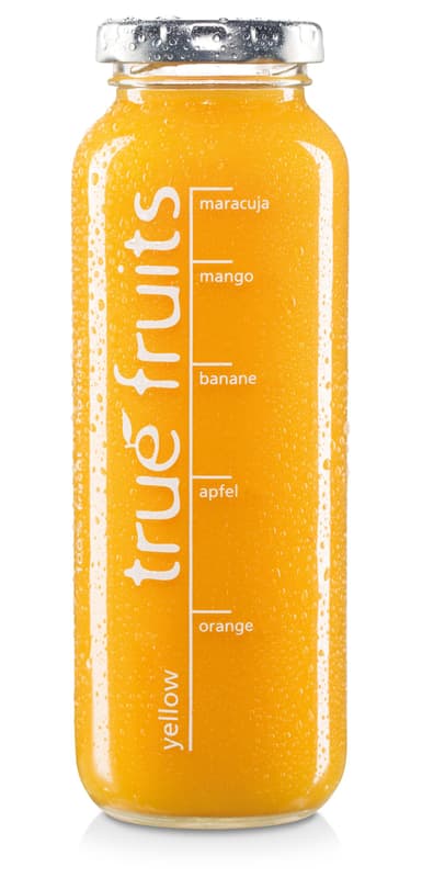 true fruits smoothie yellow