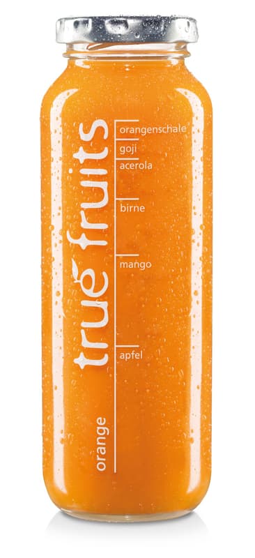 true fruits smoothie orange