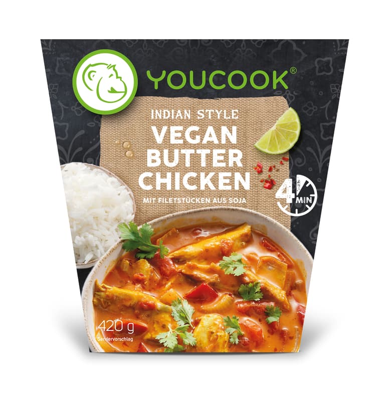 YOUCOOK Indian Style Butter Chicken VEGAN
