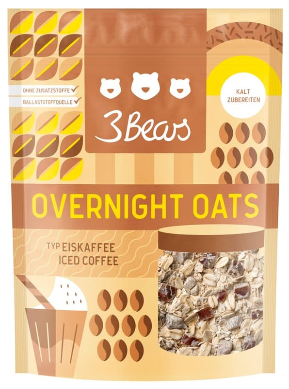 3Bears Overnight Oats Eiskaffee