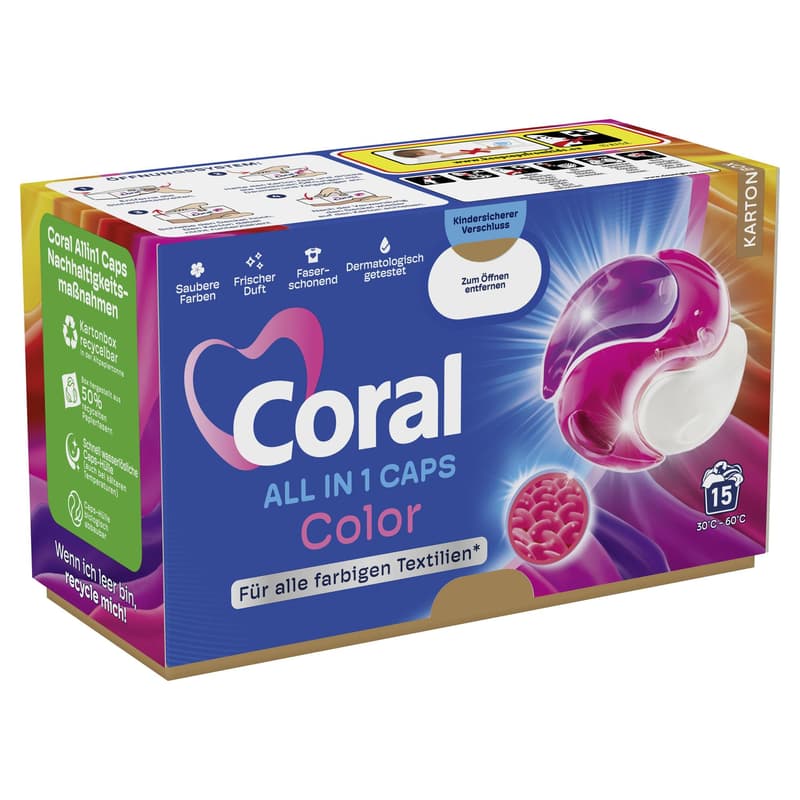 Coral All in 1 Kappen Farbe