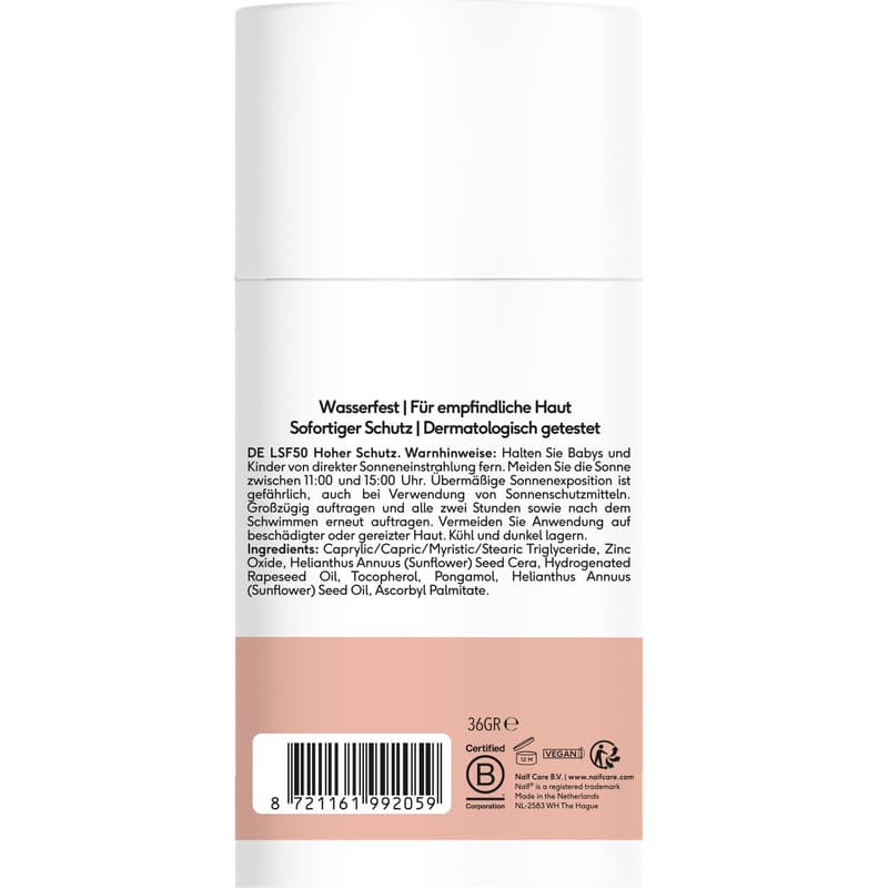 Naïf Care Sonnenschutzstick Baby & Kind, 0% Parfüm LSF 50
