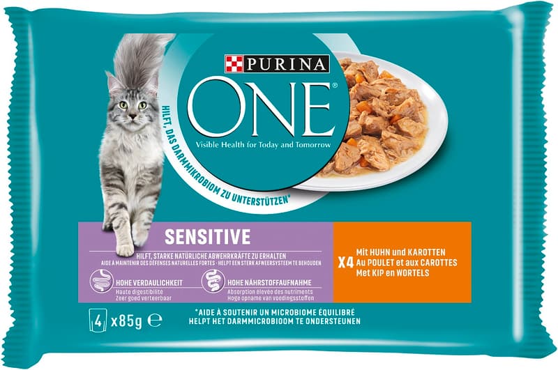 Purina ONE SENSITIVE Huhn (4x85g)