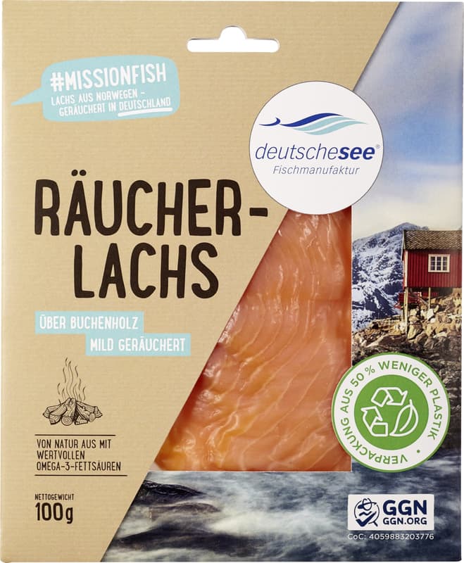 Deutsche See smoked salmon
