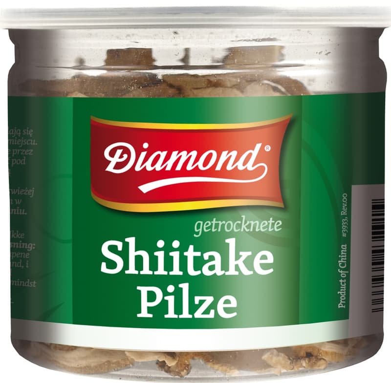 Diamond Shiitake / Tonko Pilze getrocknet, geschnitten