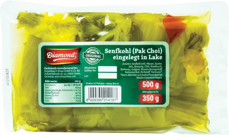 Diamond Senfkohl (Sour Mustard) einglegt