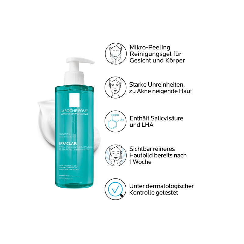 La Roche Effaclar Mikro-Peeling Reinigungsgel