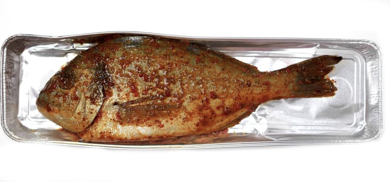 Fish? Fresh! for Grill Seabream in marinade lime pepper