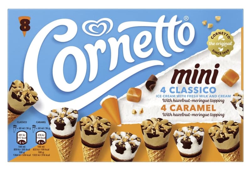 Cornetto Mini Mix (tiefgekühlt)