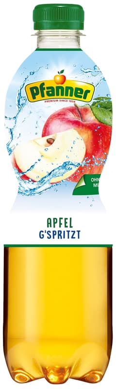 Pfanner Apfel gespritzt PET 0,5l (EinwegPFAND)