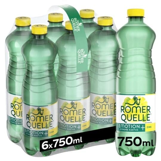 Römerquelle Emotion +Zink Zitrone Kaktus 6x0,75l (EinwegPFAND)