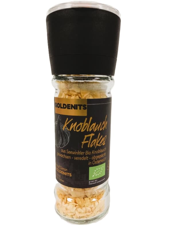 Goldenits' BIO Knoblauch Flakes Mühle