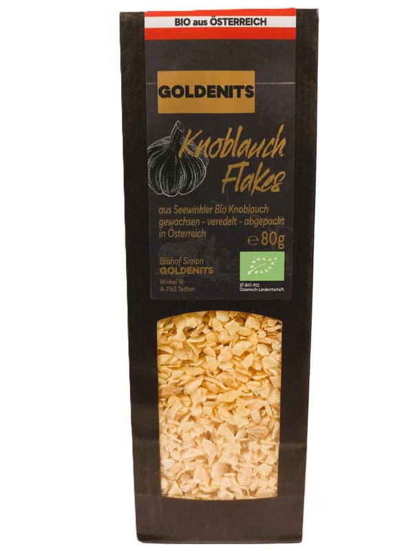 Goldenits' BIO Knoblauch Flakes - Nachfüllpackung