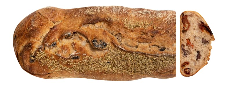 Joseph Brot BIO Ciabatta with tomatoes and olives