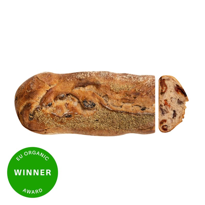 Joseph Brot BIO Ciabatta with tomatoes and olives