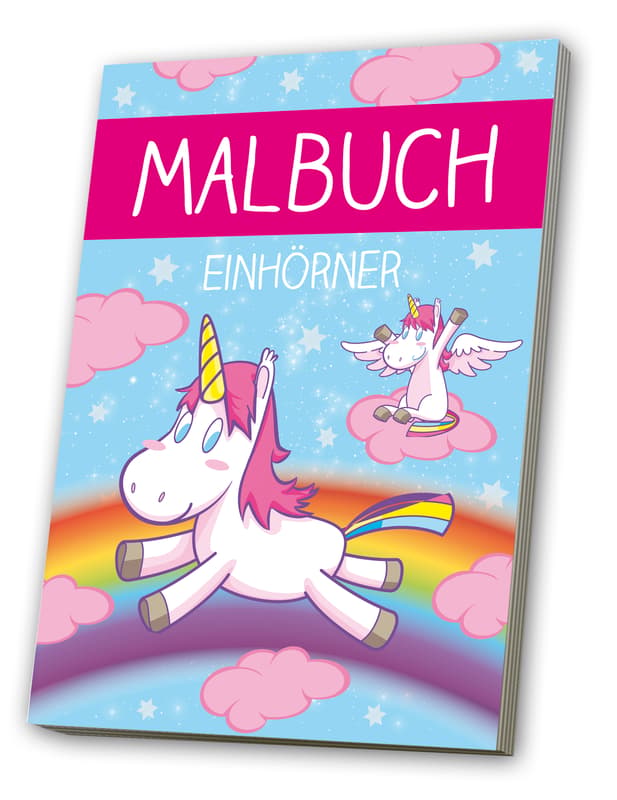 Malbuch Einhörner und Fabelwesen