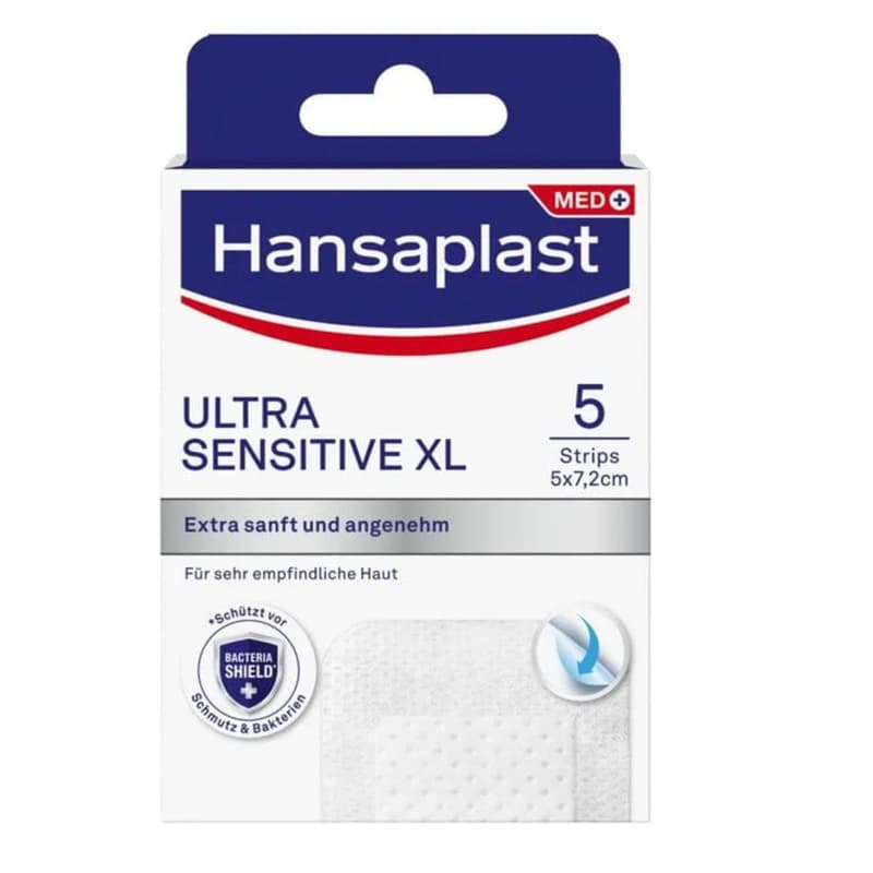 Hansaplast ultra sensitiv XL 5x7,2 cm