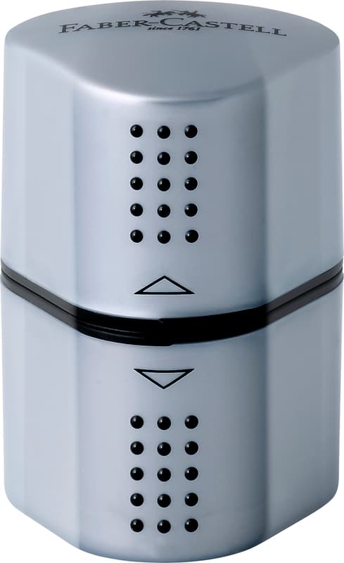 Faber- Castell Triangular Eraser Grip 2001 silver