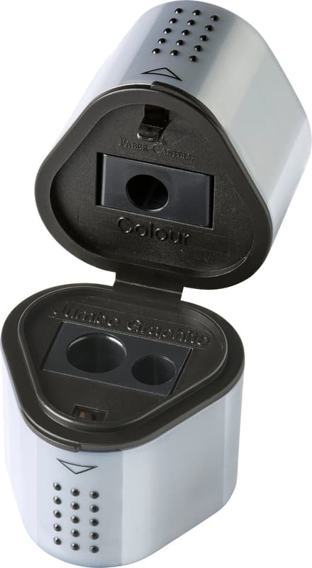 Faber- Castell Triangular Eraser Grip 2001 silver