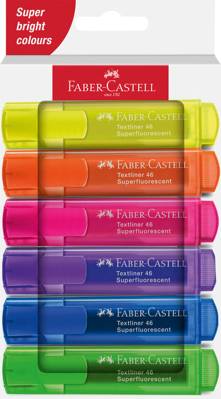 Faber-Castell Highlighter TL 46 SF 6er Kartonetui