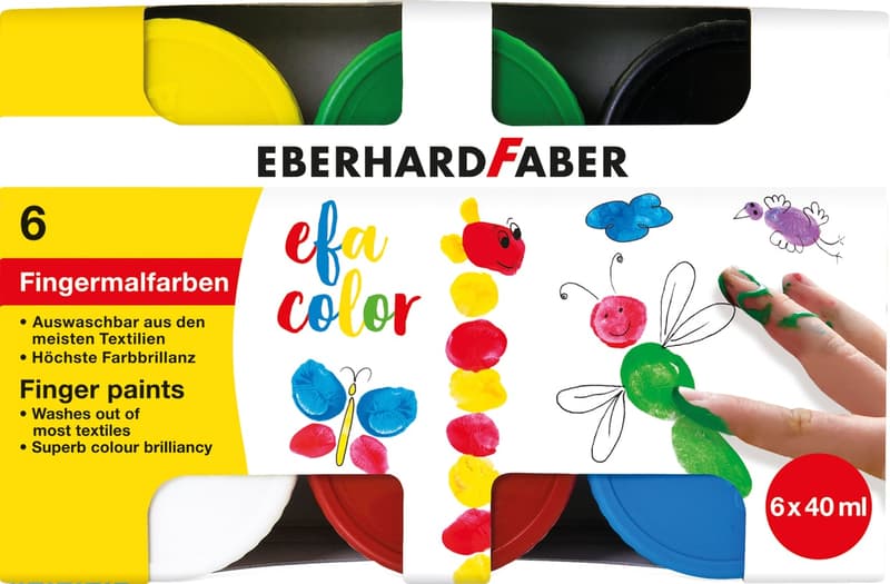 Eberhard Faber Fingerfarbe 6er Etui