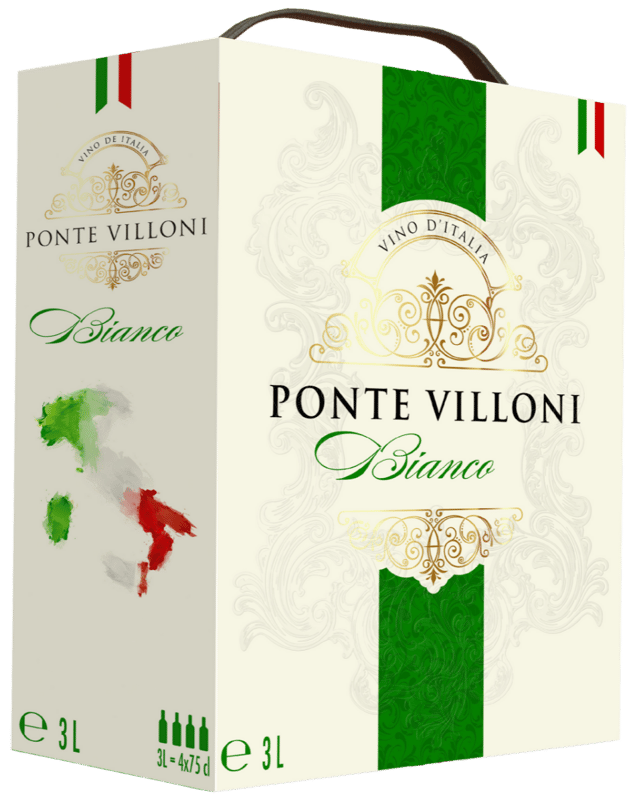 Ponte Villoni Bianco 3l Bag in Box