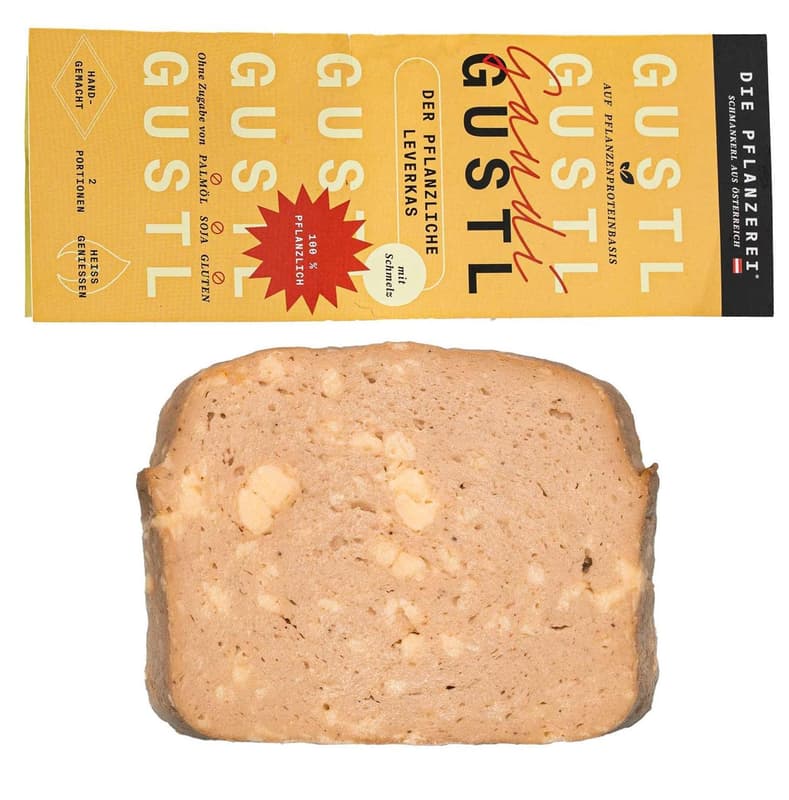 Die Pflanzerei GAUDI GUSTL - Der pflanzliche Leverkas mit Schmelz (tiefgekühlt)
