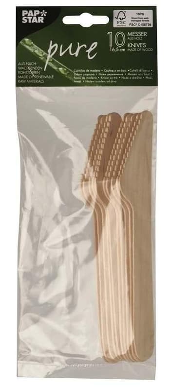 Knives made of wood "pure"