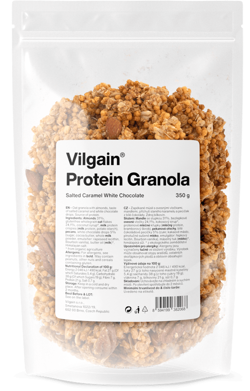 Vilgain Protein Granola Salzkaramell & Weiße Schokolade