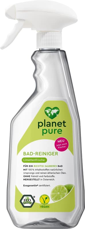 Planet Pure Bathroom Cleaner Lime Fresh Spray