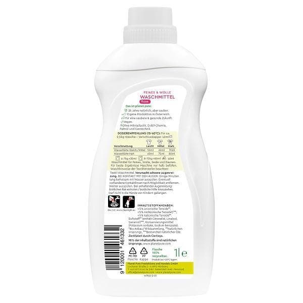 Planet Pure Delicates & Wool Detergent Rose